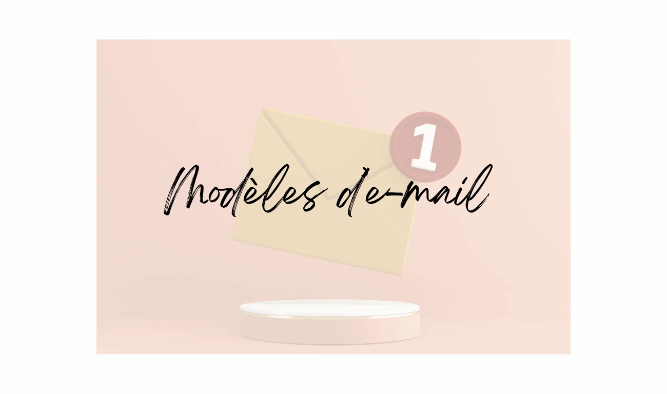 Modèles d'e-mail